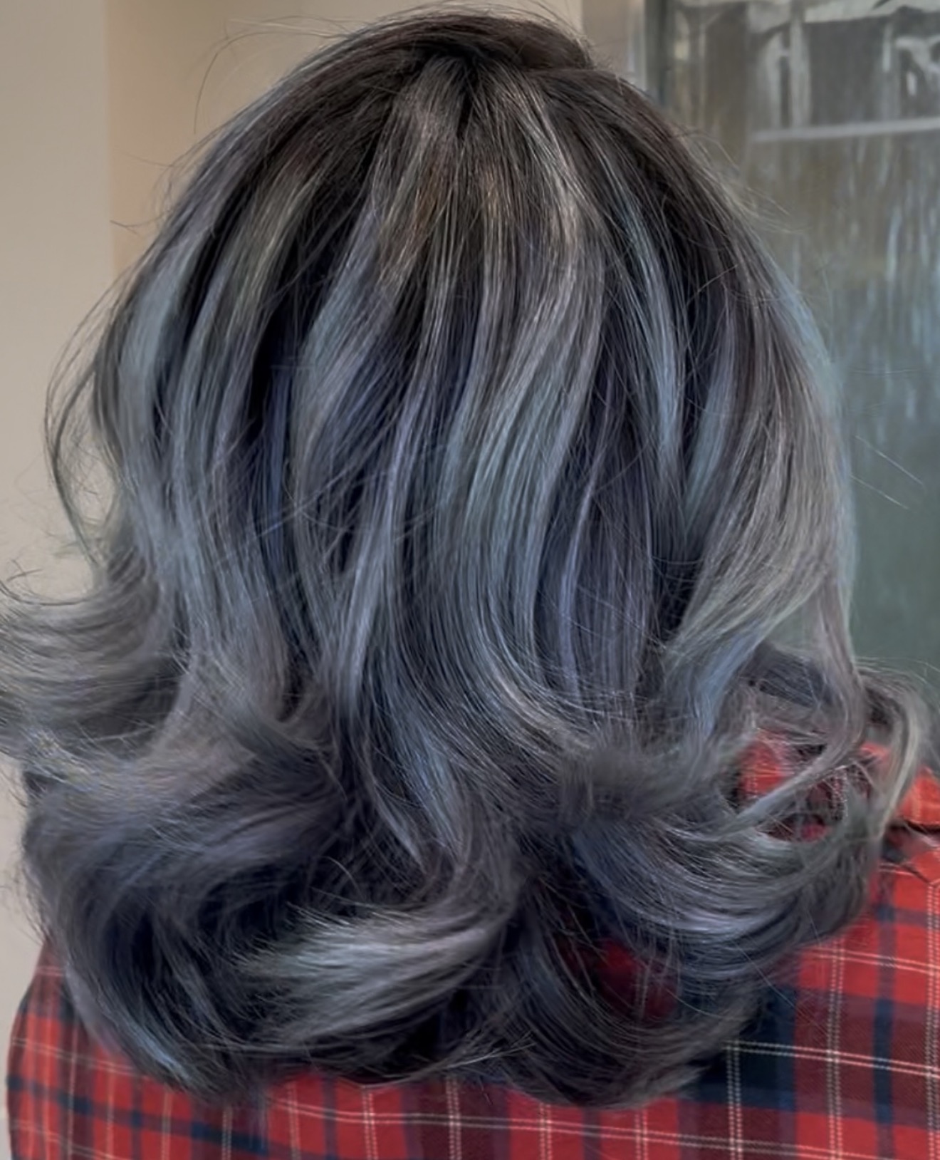 Client hair styled at Beauty and The Vibe