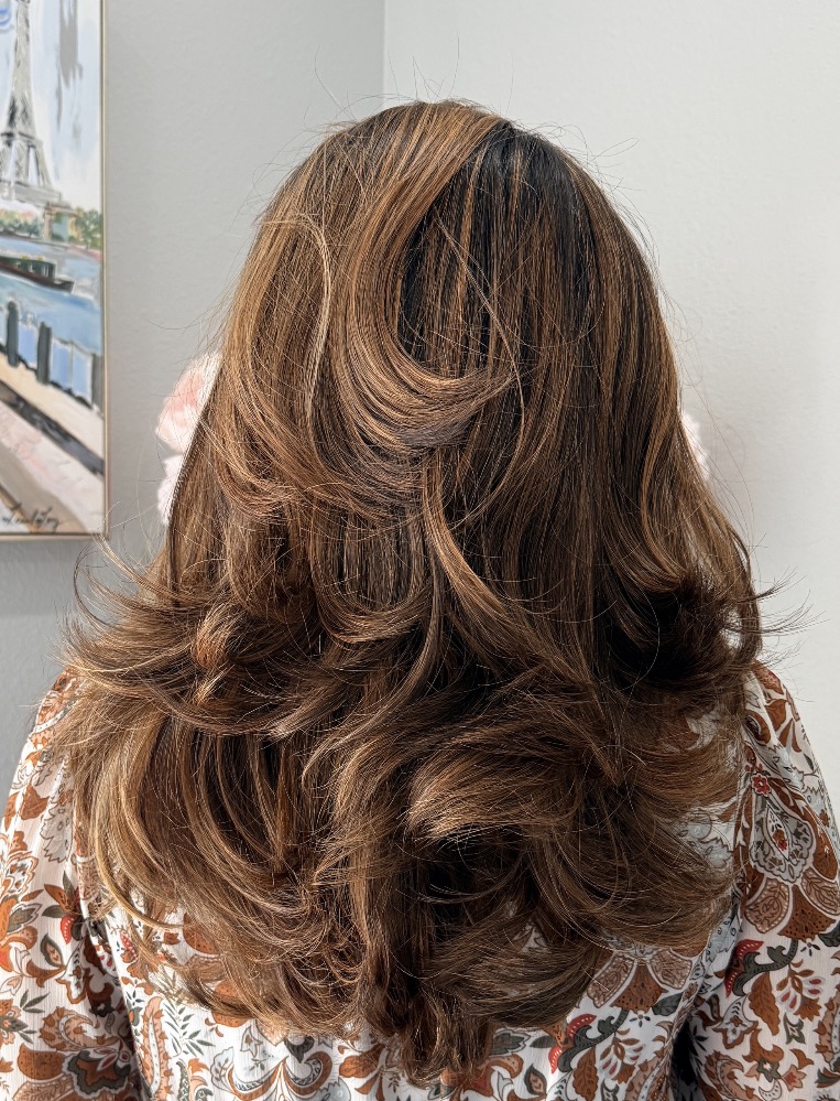 Balayage colour work by Beauty and The Vibe